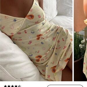 DJERF AVENUE GO SLOW FRUIT DRESS